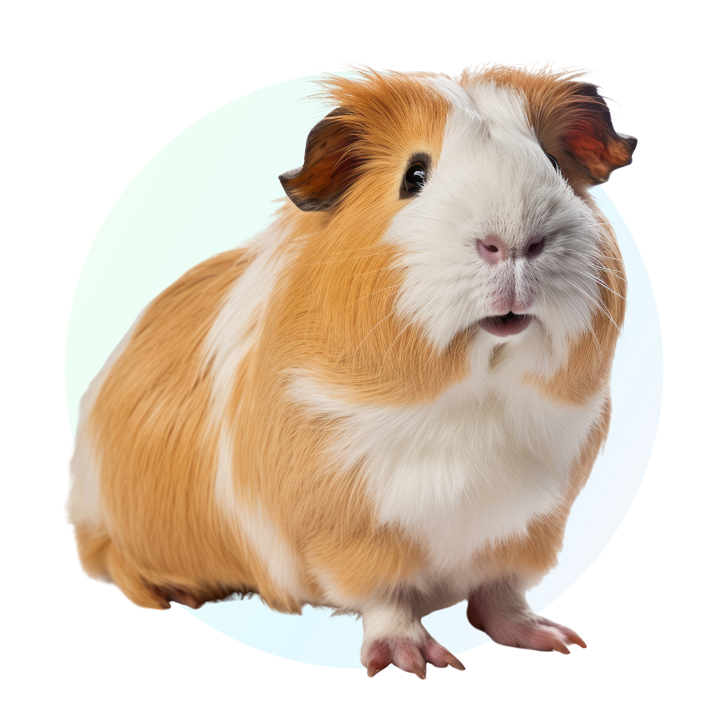 Oranje-witte cavia